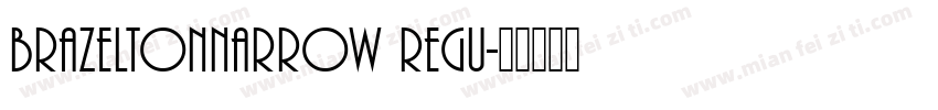 BrazeltonNarrow Regu字体转换
